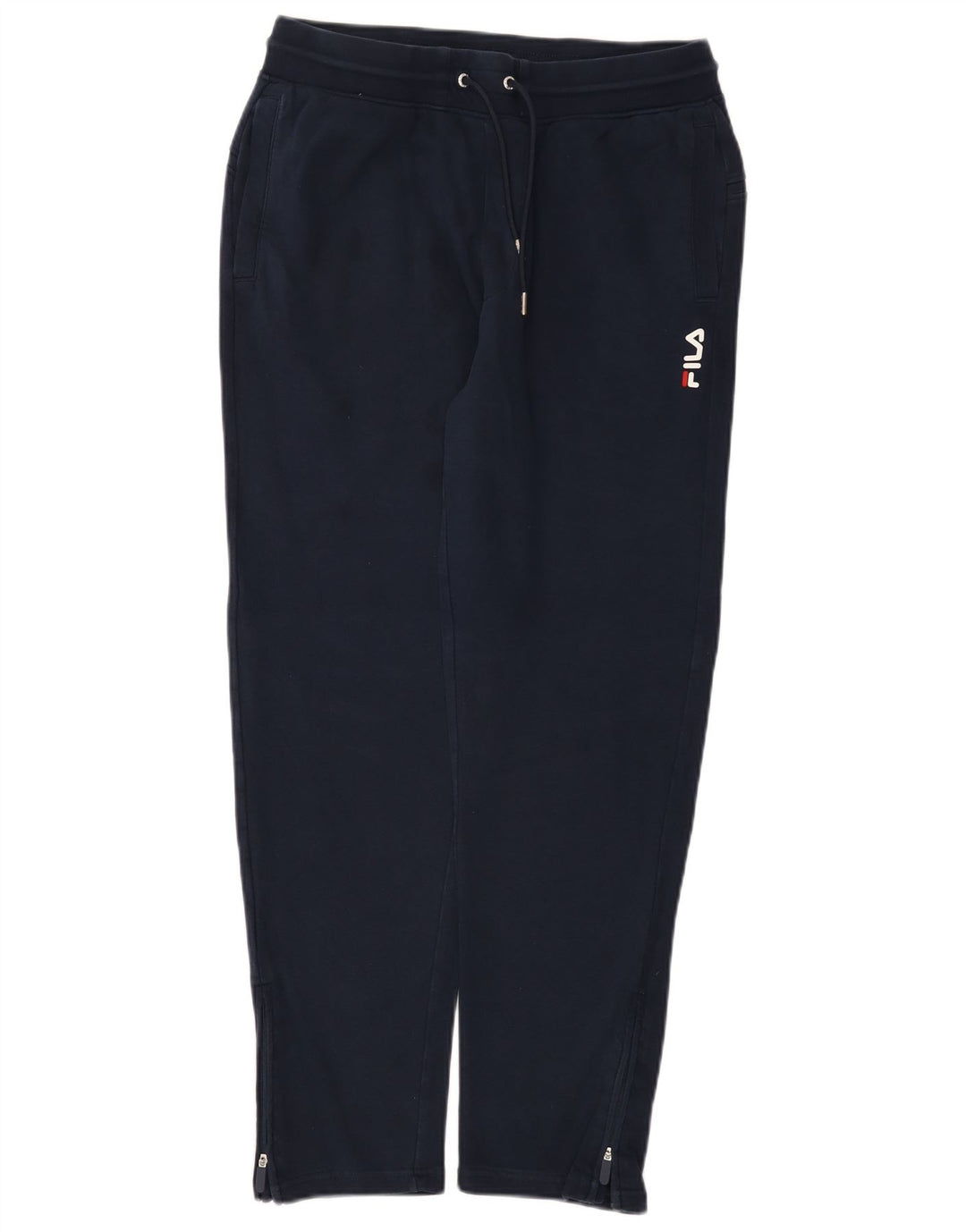 Calça de treino masculina Fila médio algodão azul marinho