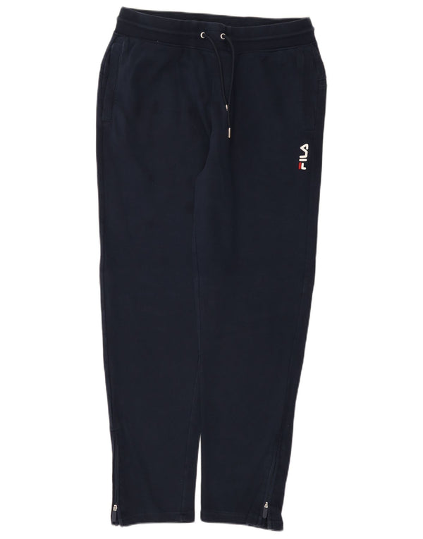 Calça de treino masculina Fila médio algodão azul marinho