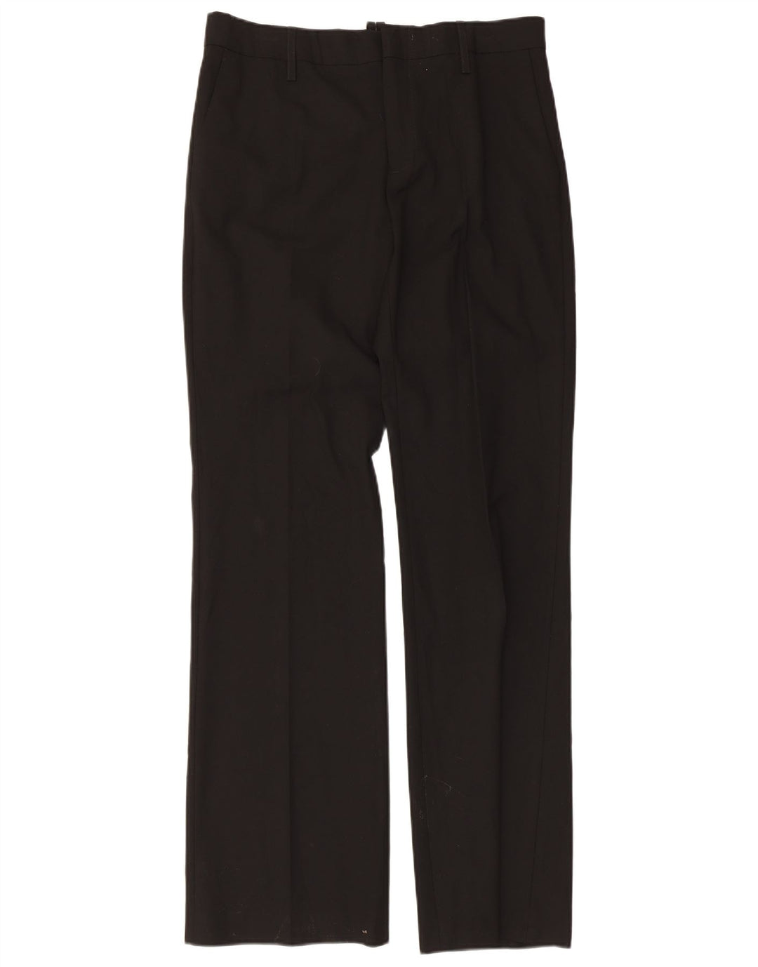 Calça Chino Reta Feminina Zara EU 40 Médio W30 L34 Poliéster Preto