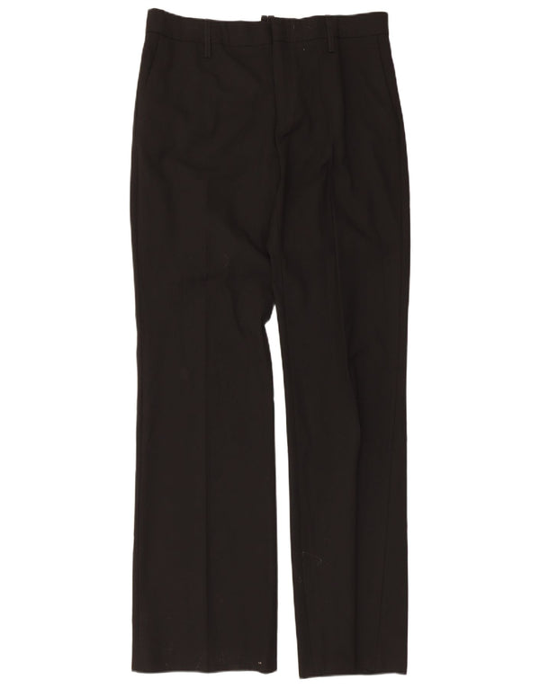 Calça Chino Reta Feminina Zara EU 40 Médio W30 L34 Poliéster Preto