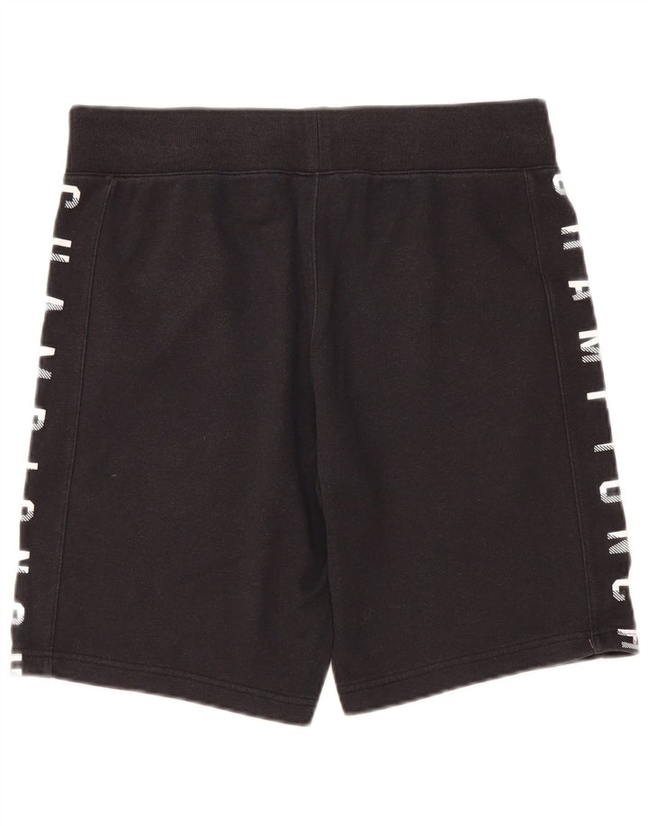 Shorts esportivos gráficos masculinos Champion médio algodão azul marinho