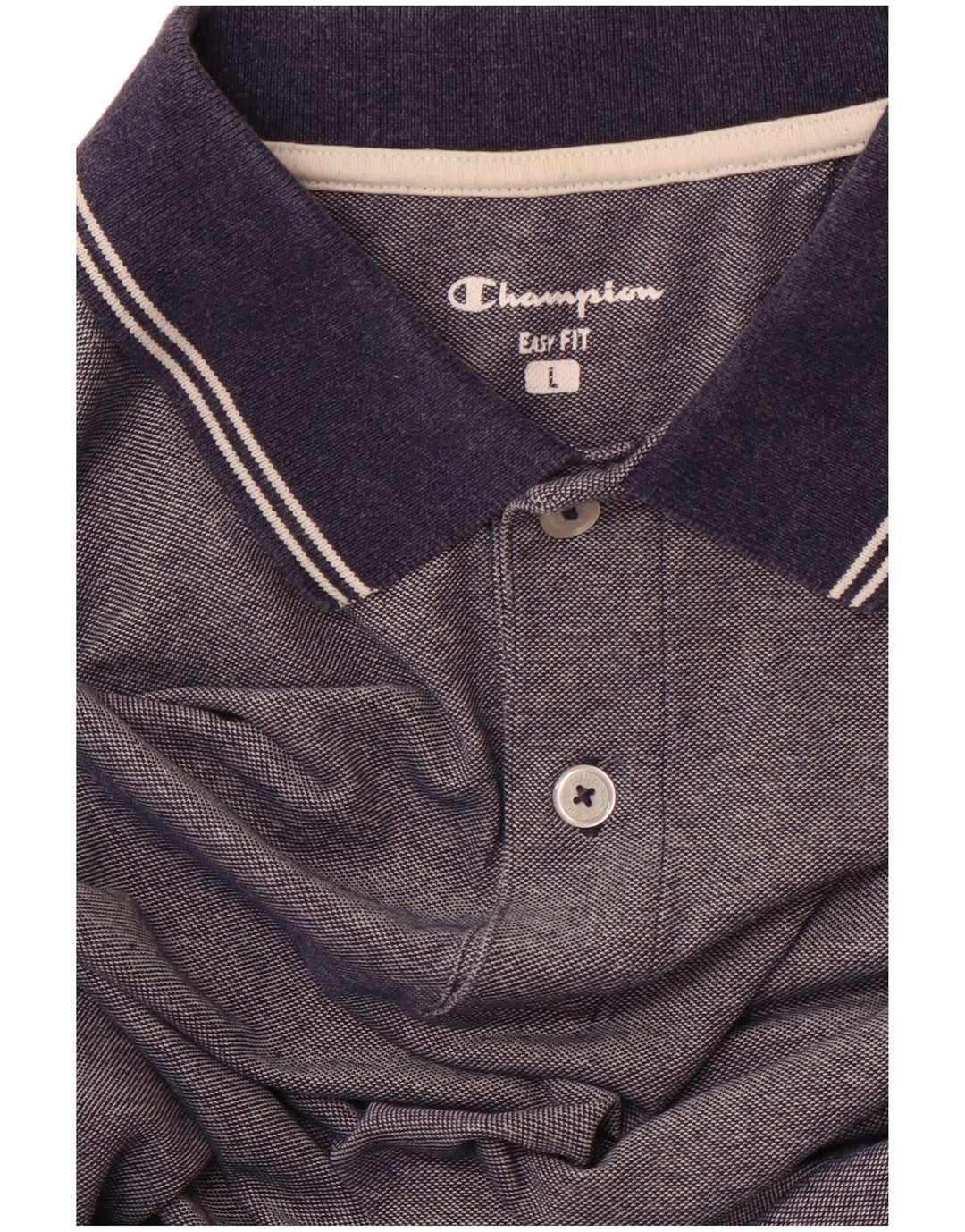 Camisa polo masculina CHAMPION Easy Fit grande azul marinho
