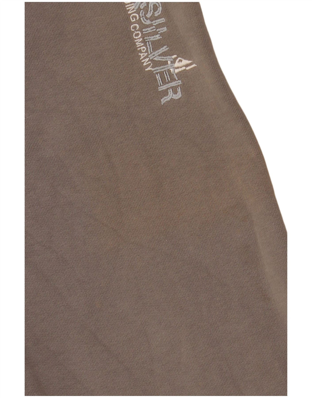 Suéter feminino com capuz e zíper gráfico QUIKSILVER Reino Unido 14 grande algodão cinza