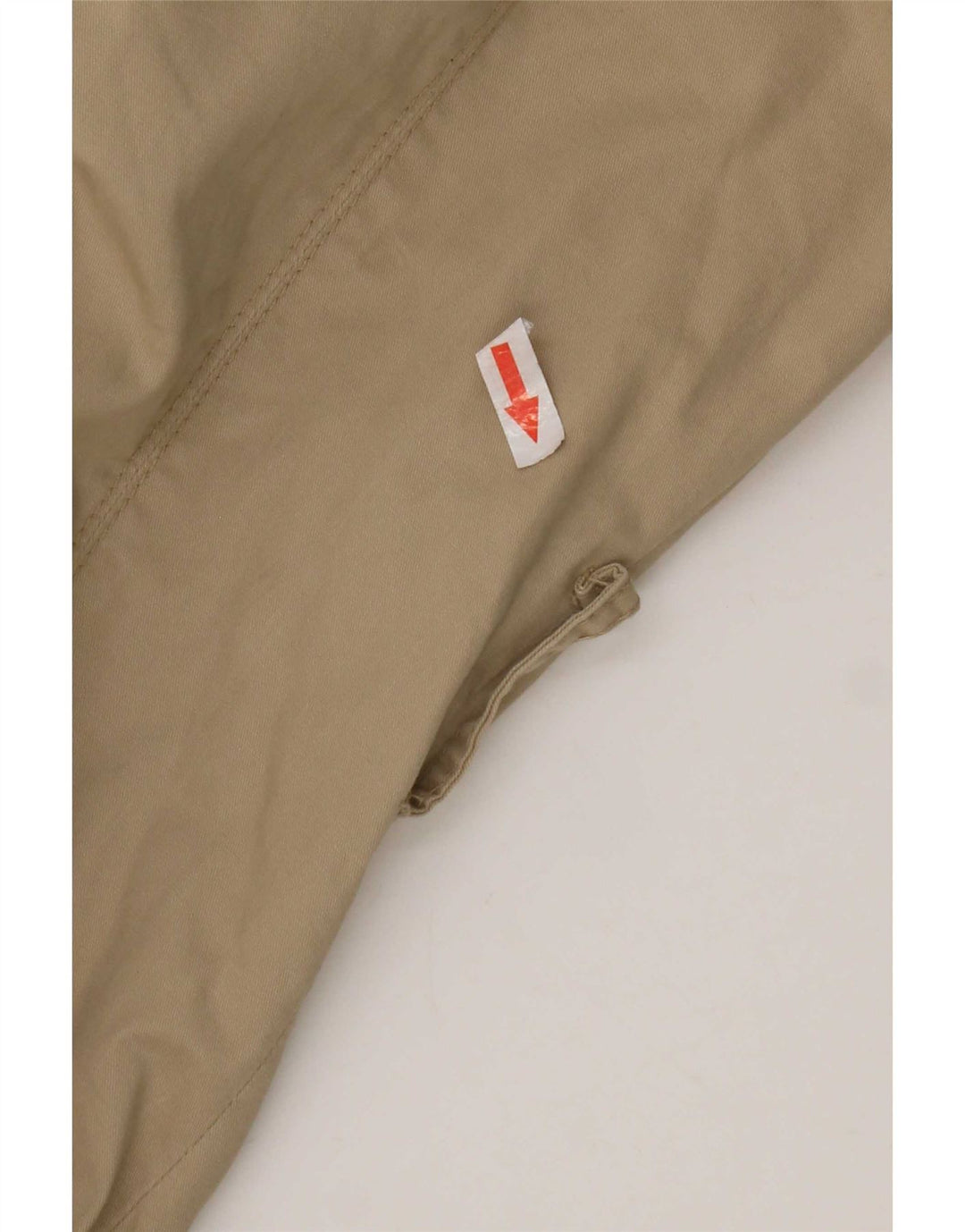 Zara Womens Trench Coat UK 16 Grande Algodão Bege