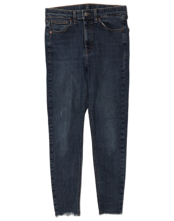 Calça jeans skinny feminina Topshop W28 L25 algodão azul