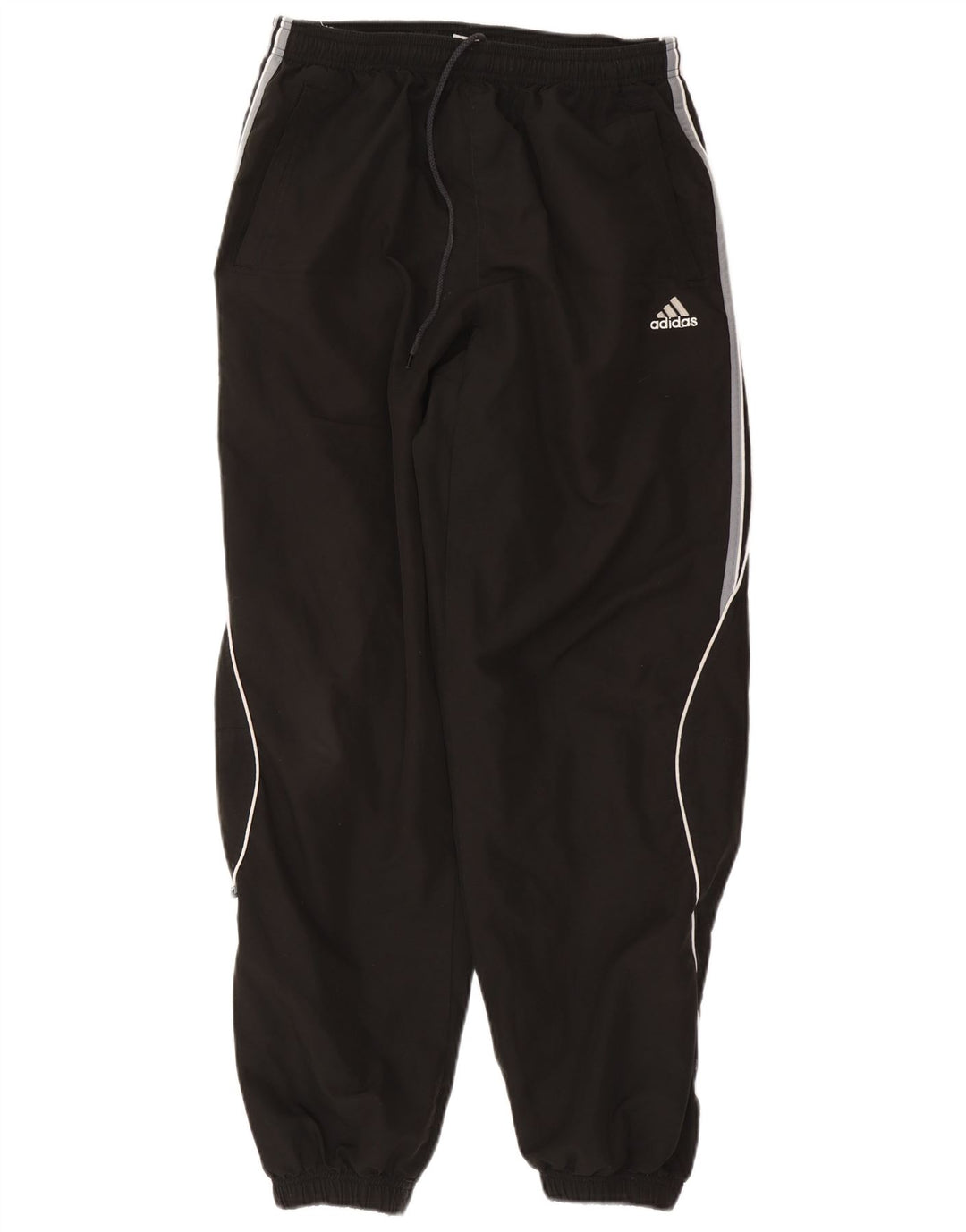 ADIDAS Mens Treino Calças Joggers UK 36 Pequeno Preto