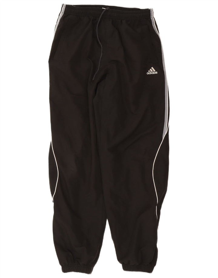 ADIDAS Mens Treino Calças Joggers UK 36 Pequeno Preto