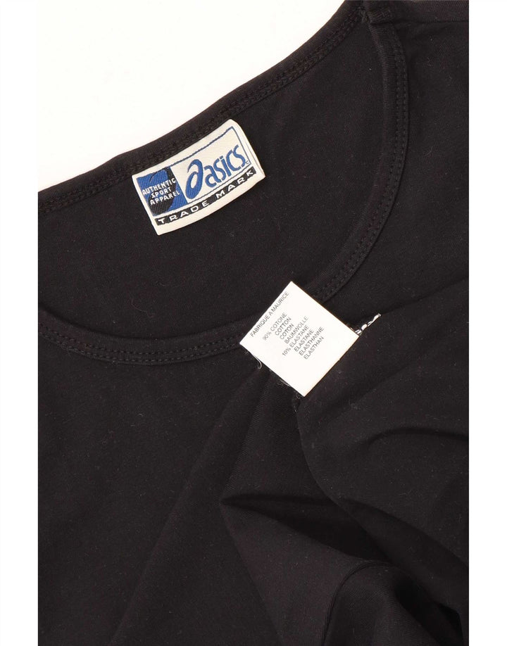 Camiseta Asics Feminina Top UK 8 Pequena Preta