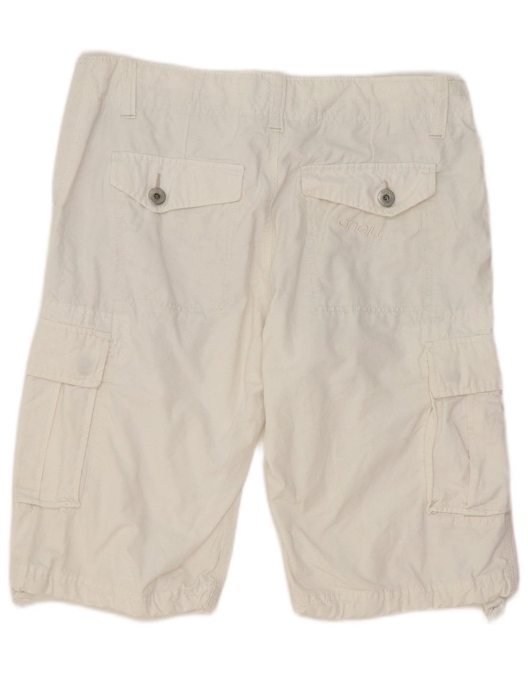 Shorts cargo masculino O'NEILL W34 grande algodão branco