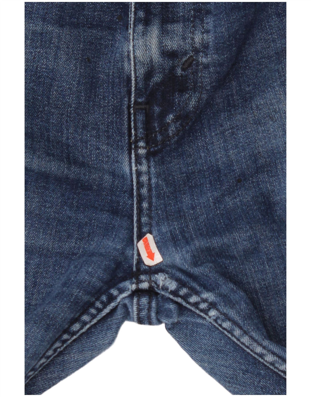 LEVI'S Masculino 502 Tapered Jeans W34 L32 Azul Algodão