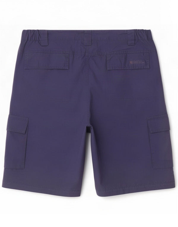 Mountain Warehouse Mens Cargo Shorts XL W38 Poliéster Azul Marinho