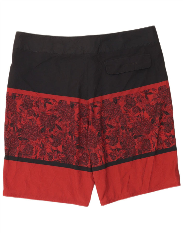 Shorts de natação masculino Oakley XL poliéster floral multicolorido