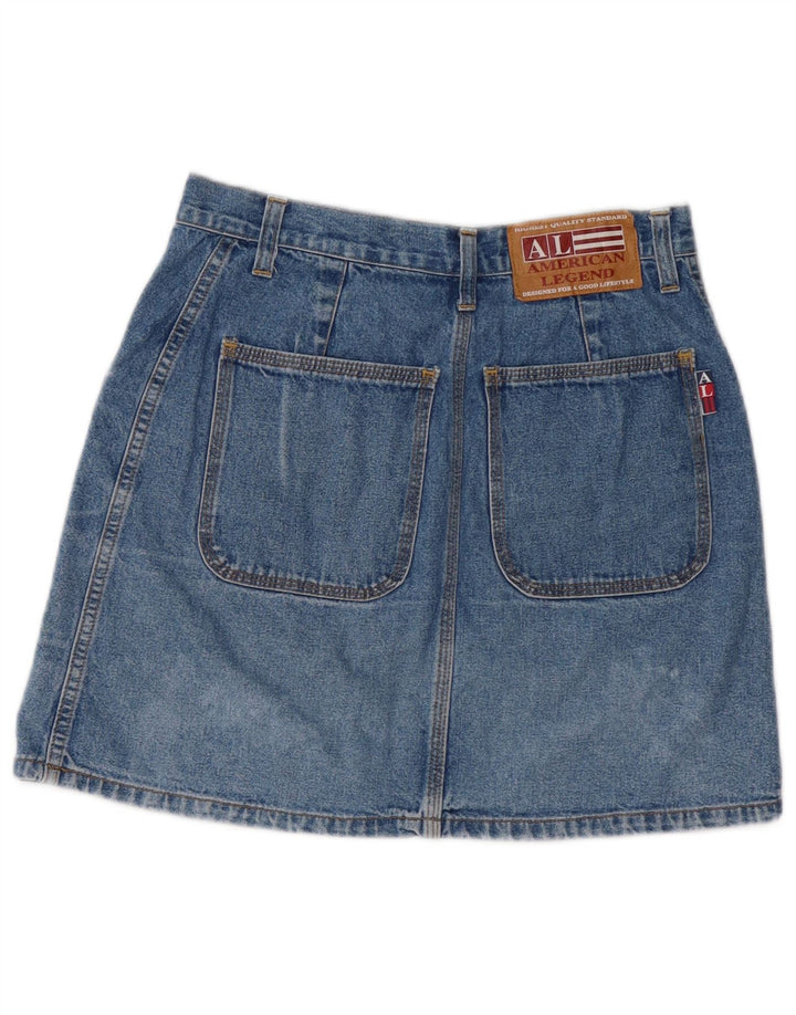 Saia jeans feminina AMERICAN LEGEND IT 42 médio W28 algodão azul