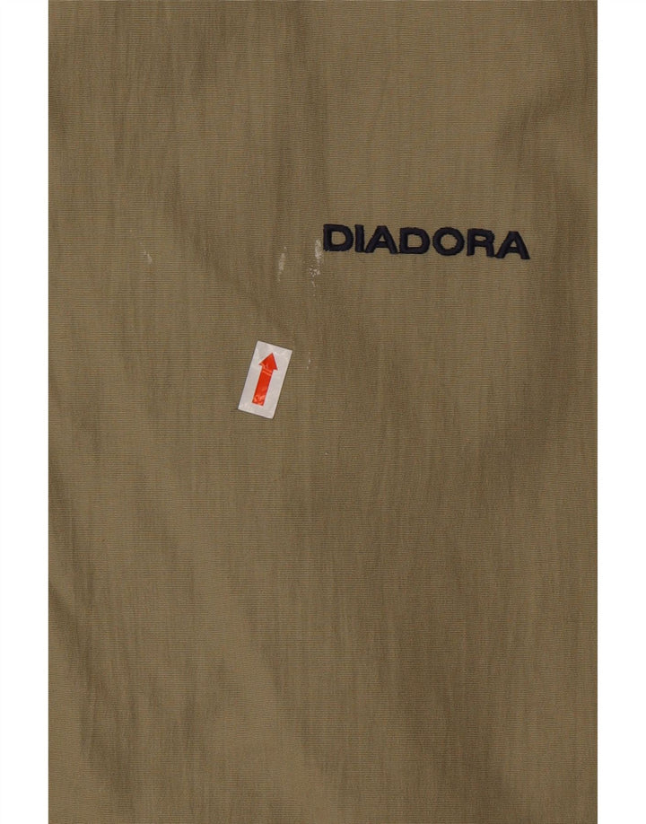Jaqueta de chuva masculina DIADORA Loose Fit UK 40 grande poliamida bege