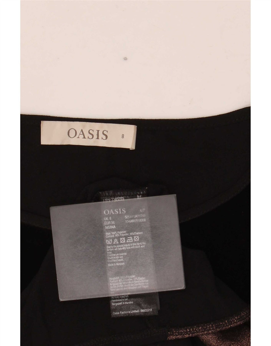 Colete feminino Oasis UK 8 pequeno poliéster colorblock multicolorido