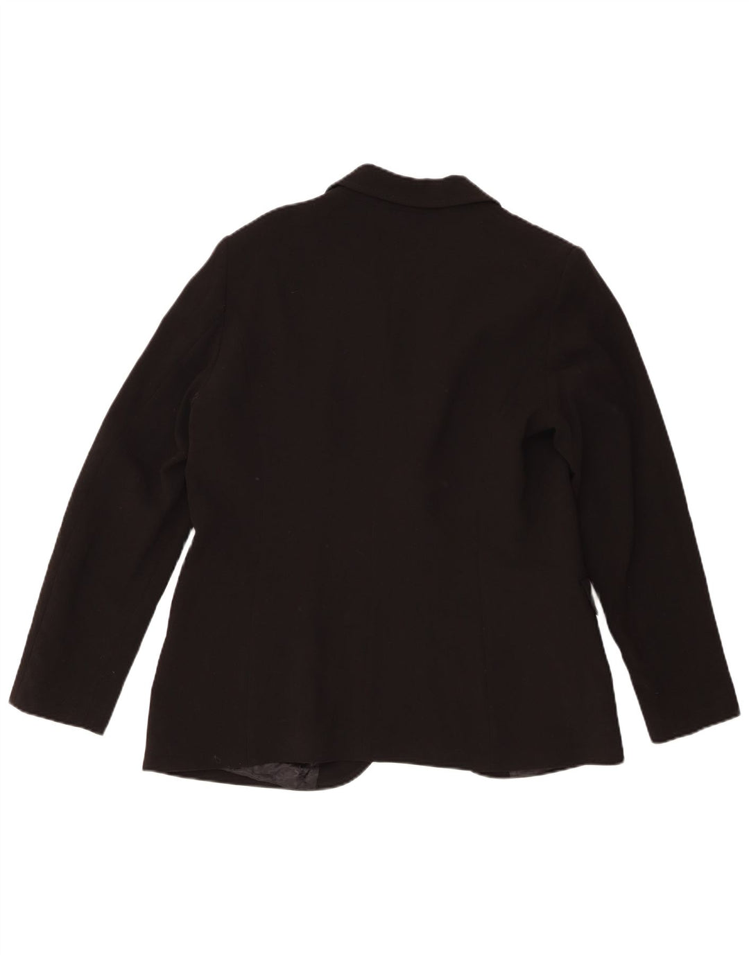 Jaqueta Blazer Feminina Benetton com 1 Botão Reino Unido 16 Grande Poliéster Preto