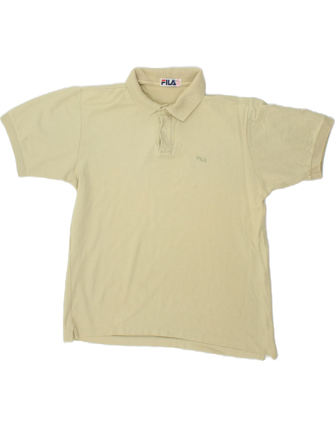 FILA Mens Polo Shirt IT 50 Medium Green Cotton Vintage Fila and Second-Hand Fila from Messina Hembry 
