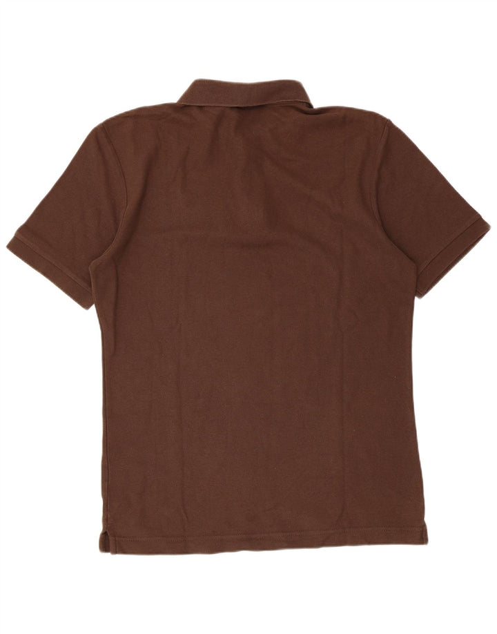 Camisa polo masculina Fila de algodão marrom médio