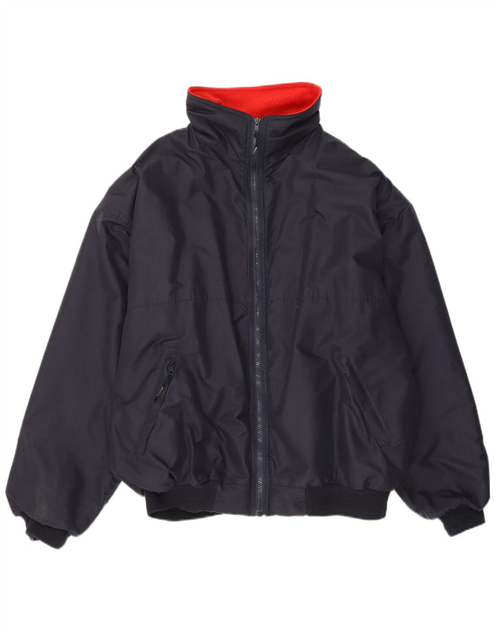 Jaqueta bomber masculina Musto UK 42 XL poliéster azul marinho