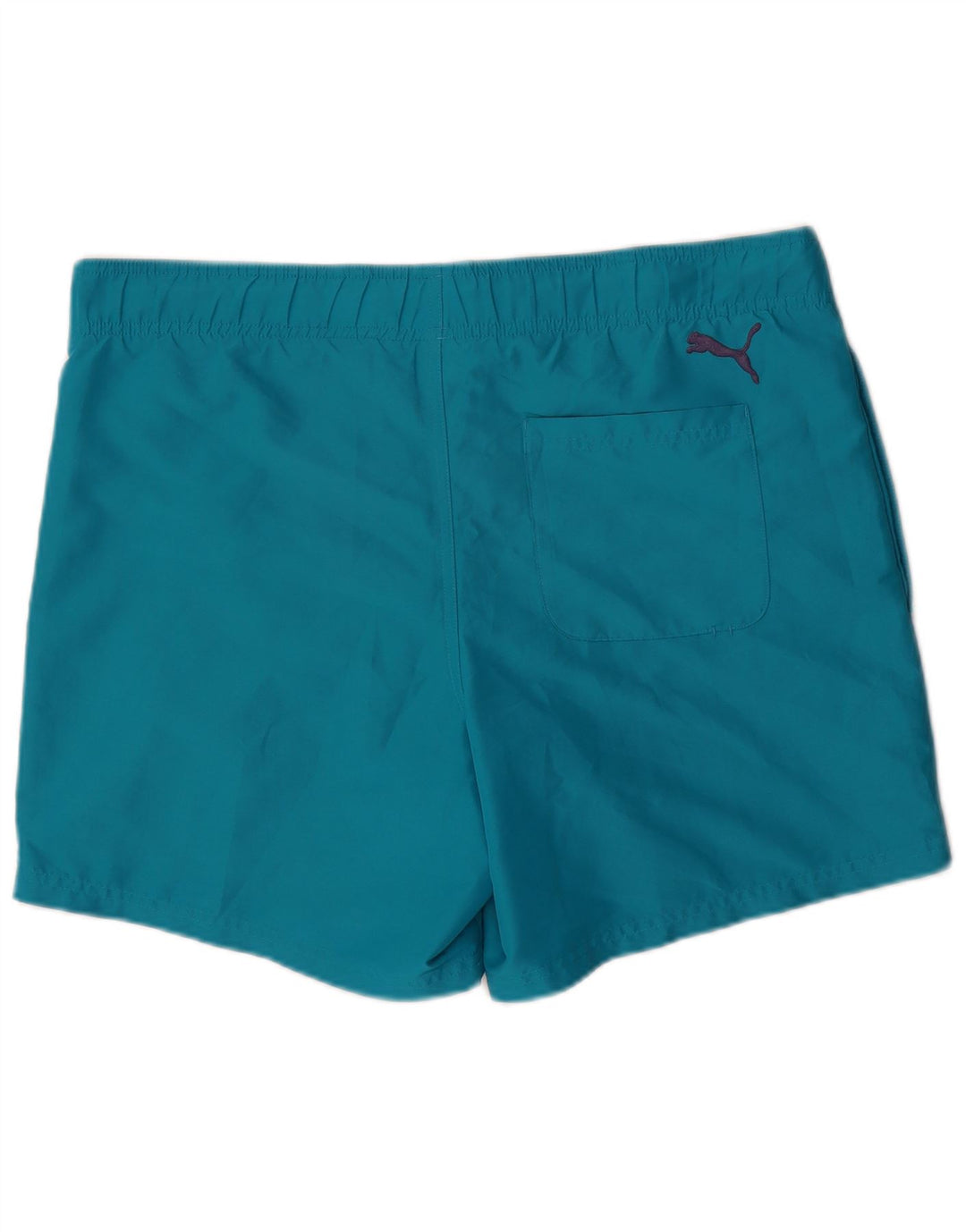 Shorts de natação masculinos Puma Graphic azul médio poliéster