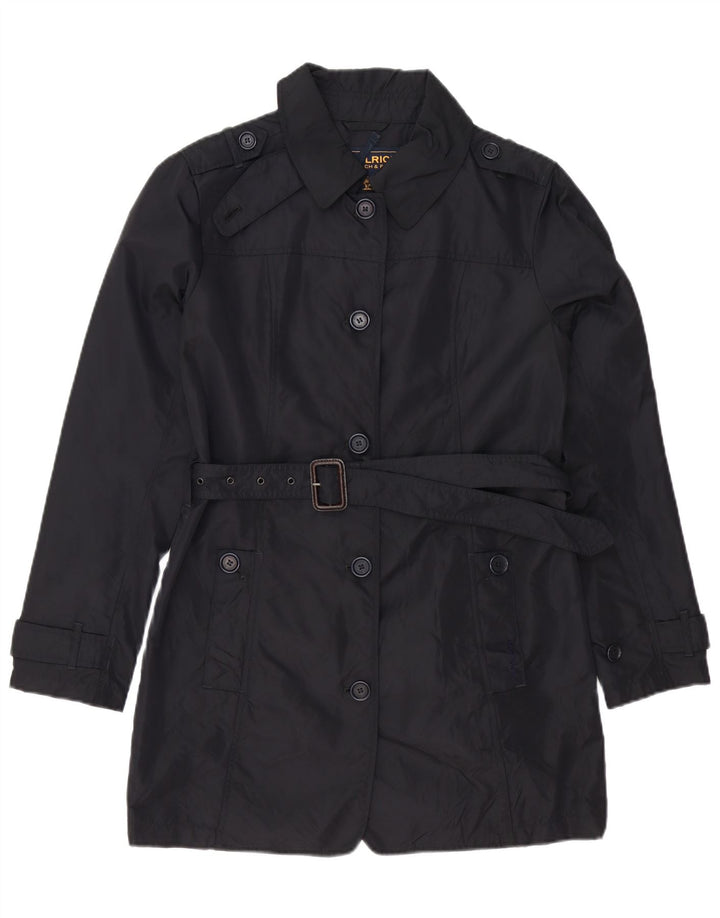 Casaco impermeável feminino Woolrich Reino Unido 16 grande nylon preto