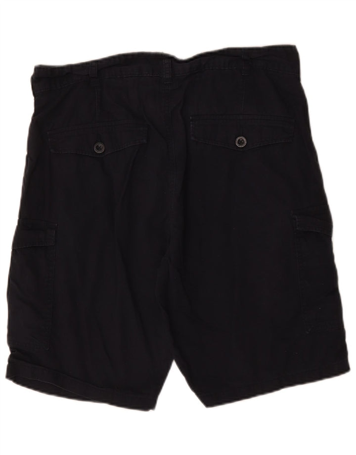 Shorts cargo masculino Mountain Warehouse W34 grande algodão azul marinho