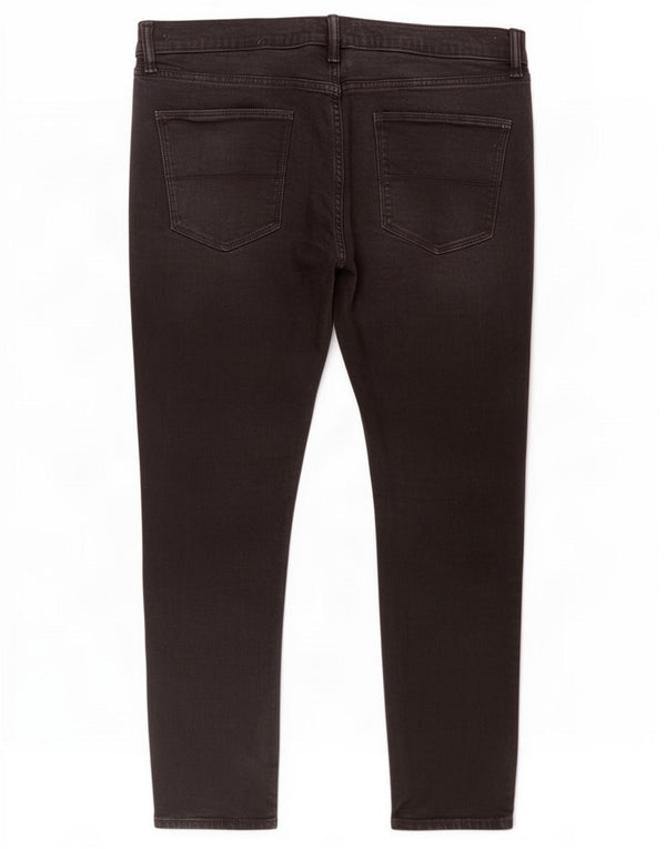 Jeans skinny masculino Marks & Spencer W36 L29 algodão preto