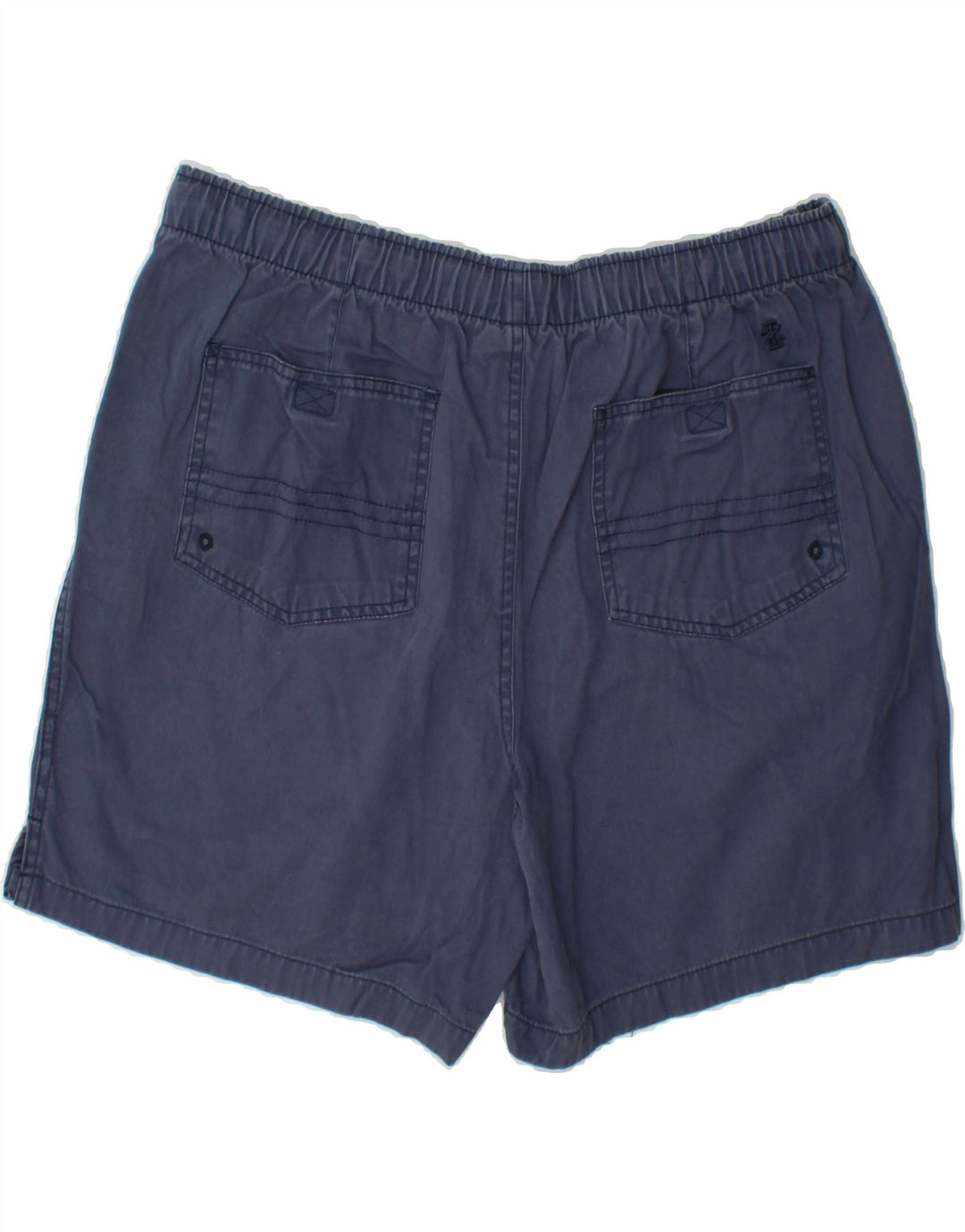 IZOD Mens Chino Shorts Large W36 Navy Blue Cotton Vintage Izod and Second-Hand Izod from Messina Hembry 