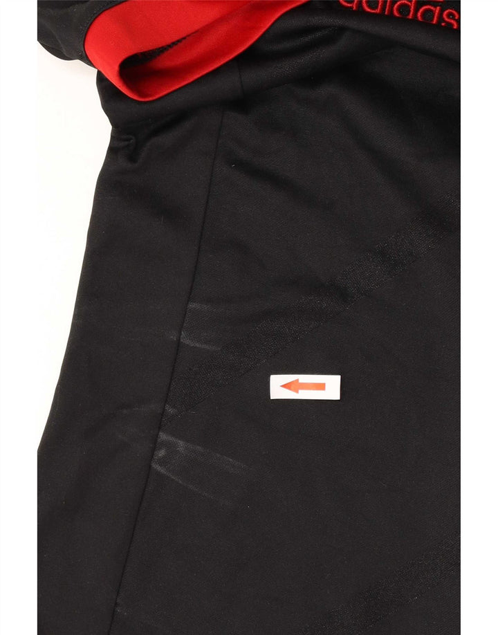 Camiseta Adidas Masculina Climalite Top Pequena Listrada Preta