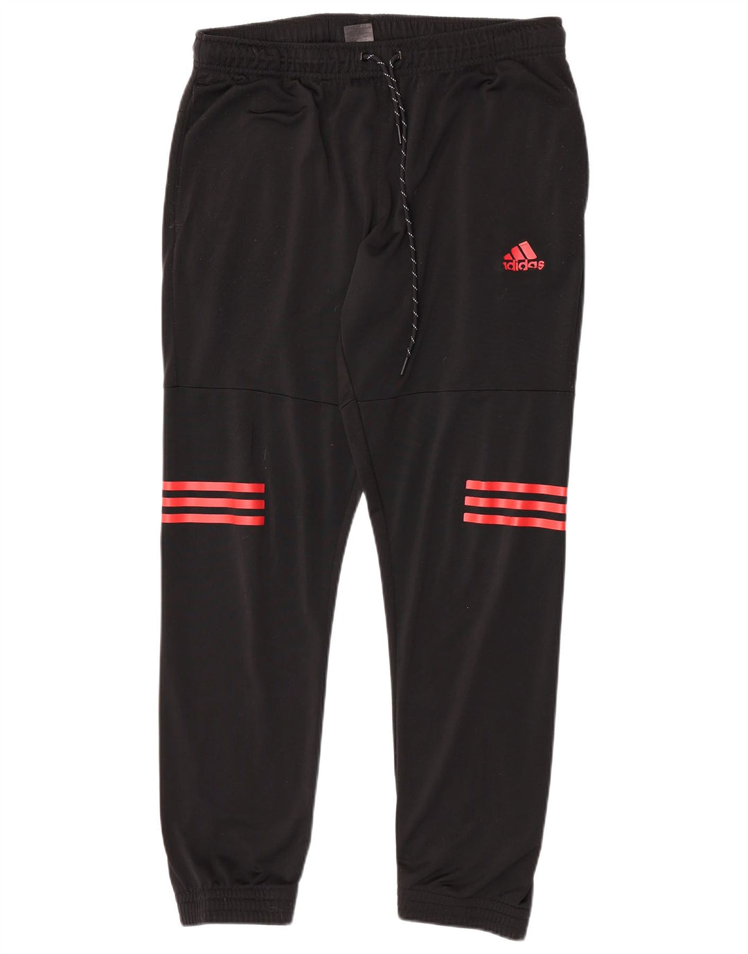 Adidas Mens Treino Calças Joggers Médio Poliéster Preto
