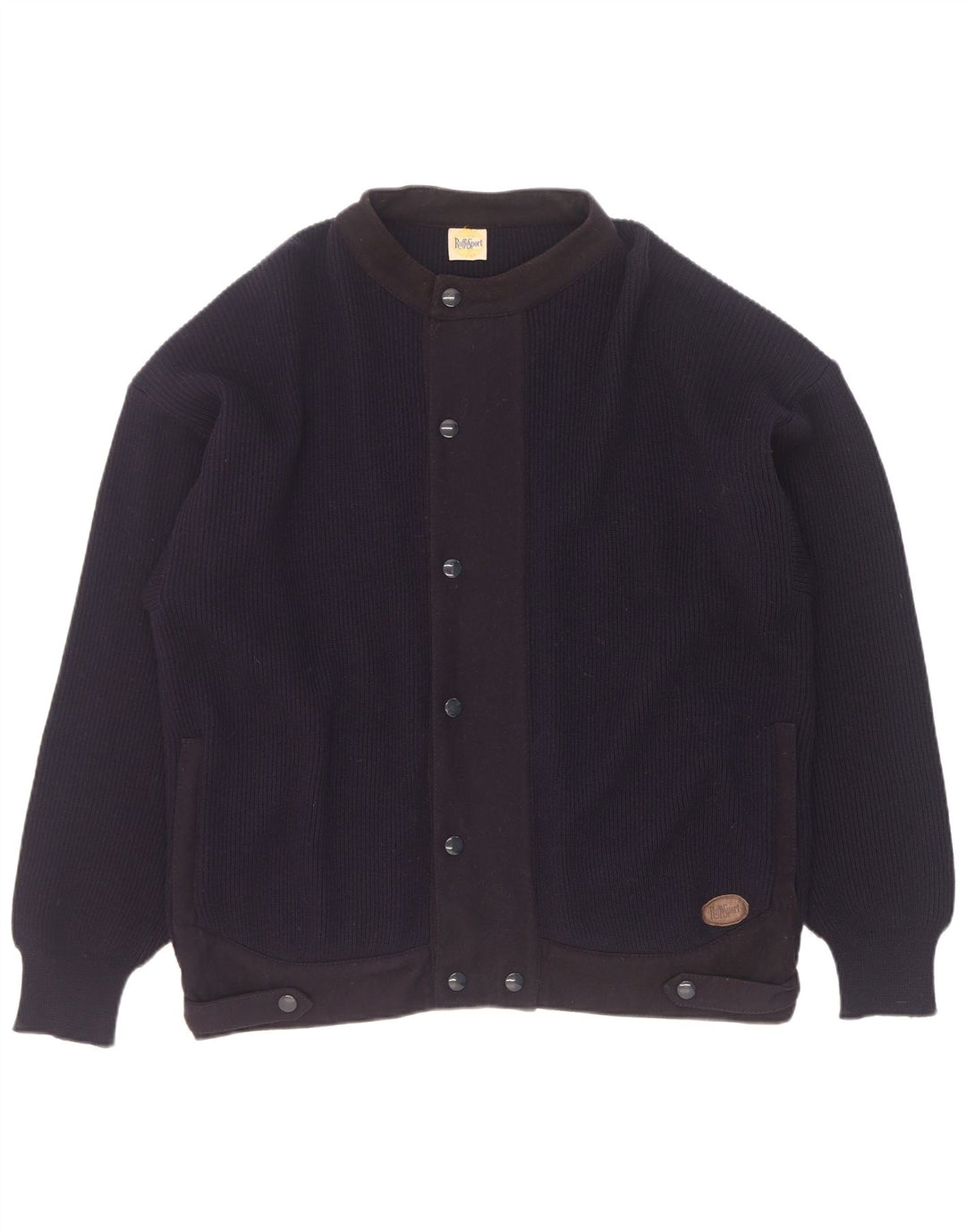 Suéter cardigã masculino Ruffo XL azul marinho