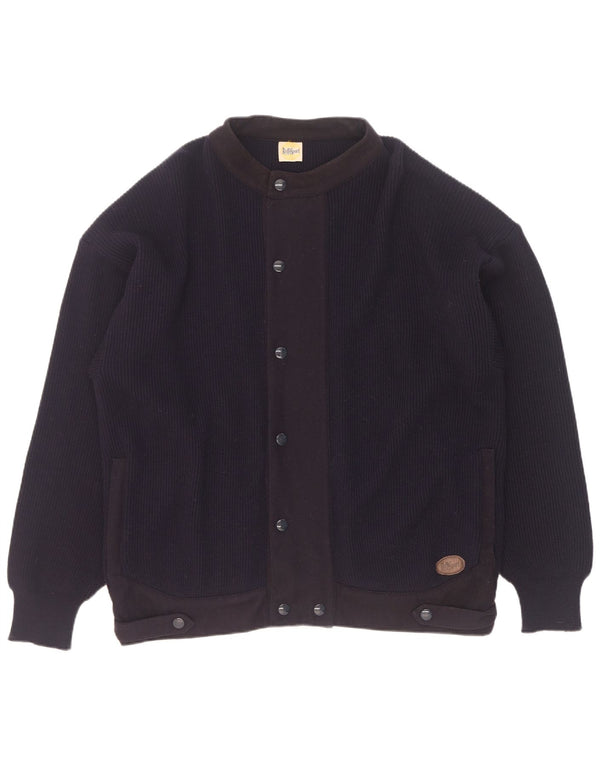 Suéter cardigã masculino Ruffo XL azul marinho