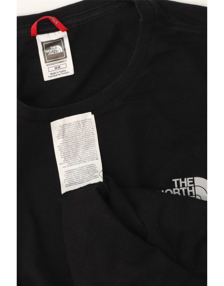 Camiseta masculina The North Face Top médio algodão preto