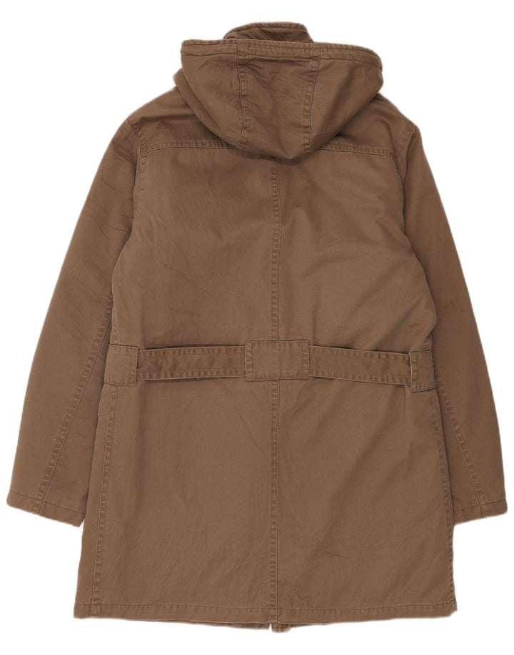 Jaqueta Parka masculina com capuz BENETTON IT 48 poliéster marrom médio