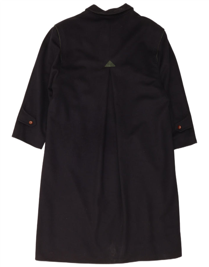 Sobretudo masculino Zeiler UK 40 grande lã virgem azul marinho