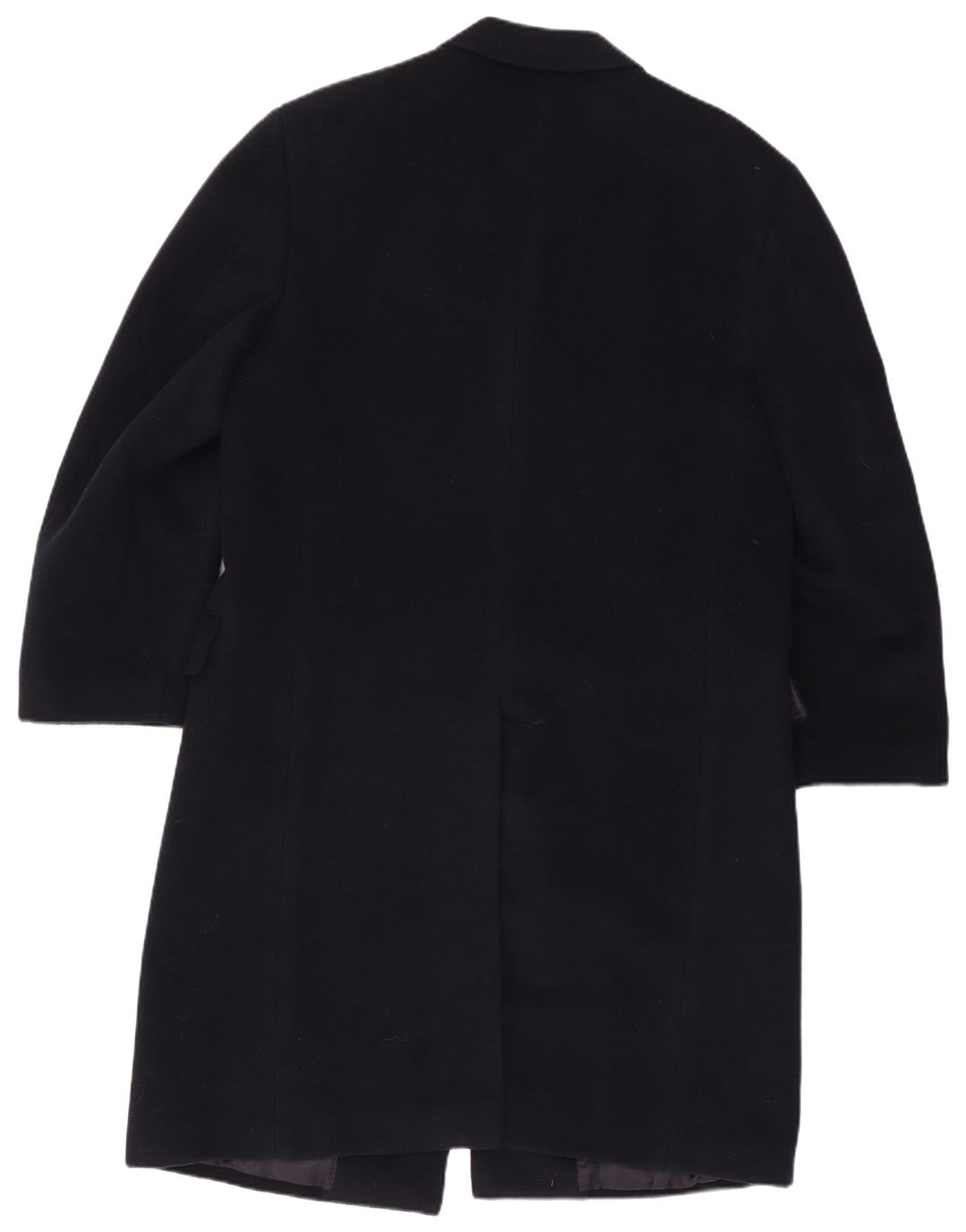 Sobretudo masculino Canali IT 54 2XL clássico de lã azul marinho