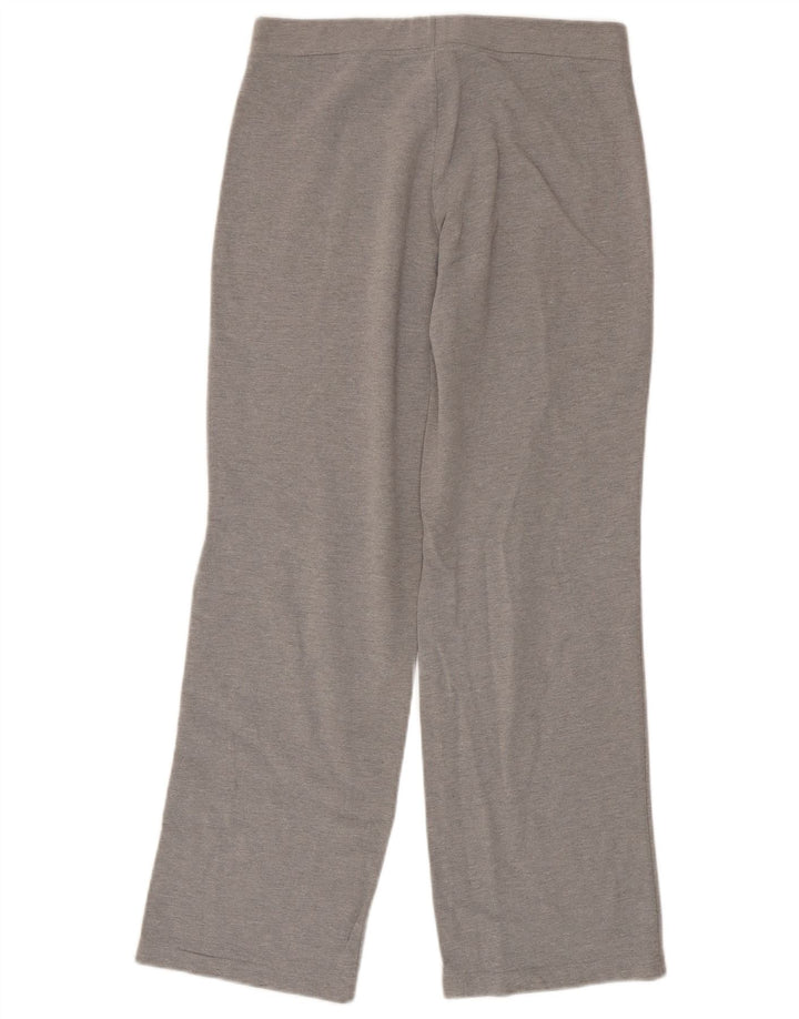Calça de treino feminina Marks & Spencer Reino Unido 12 algodão cinza médio