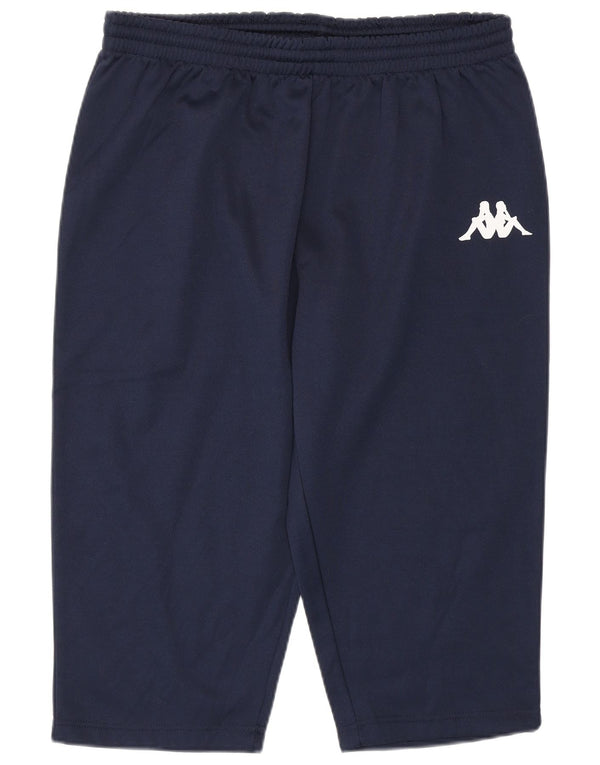 Calça de treino feminina KAPPA Capri UK 18 XL azul marinho poliéster