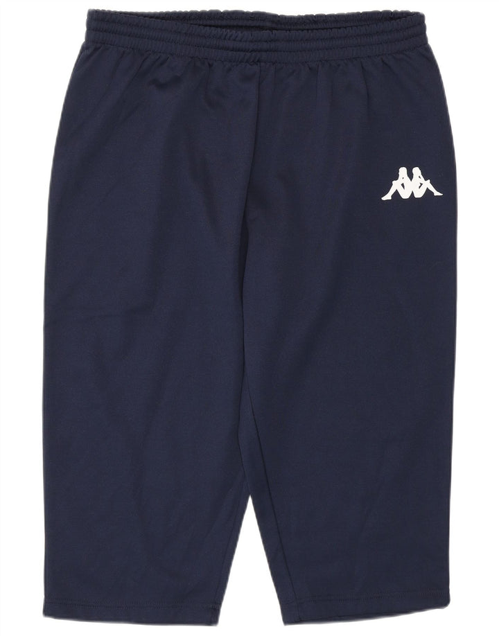 Calça de treino feminina KAPPA Capri UK 18 XL azul marinho poliéster