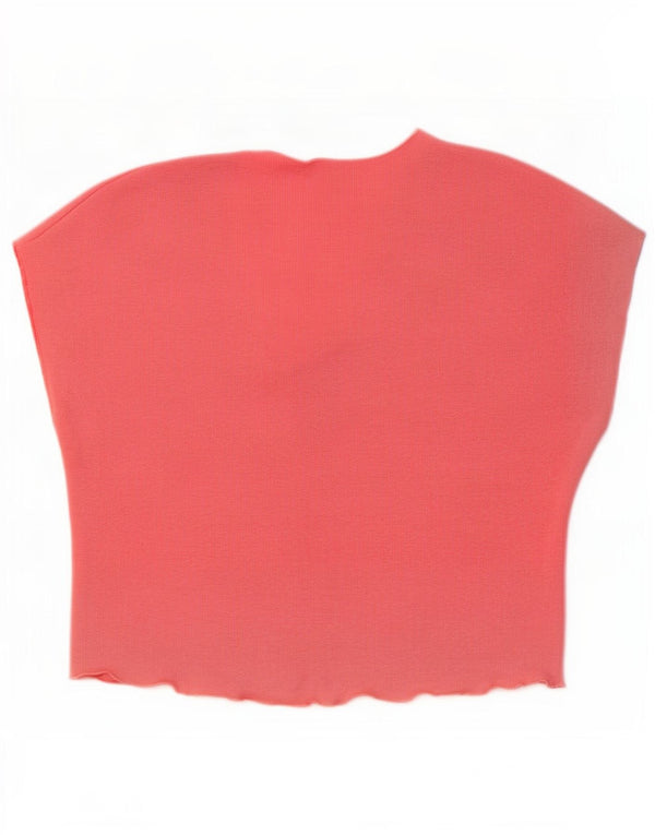Blusa feminina Zara UK 14 rosa médio