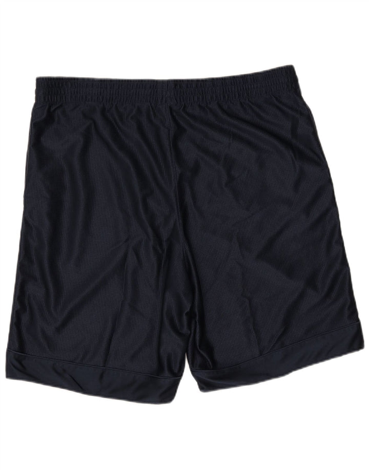 Shorts esportivos masculinos Nike grandes poliéster azul marinho