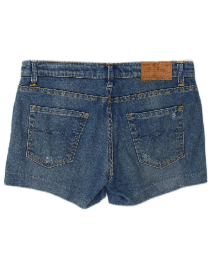 Shorts jeans feminino Zara EU 38 pequeno W28 azul