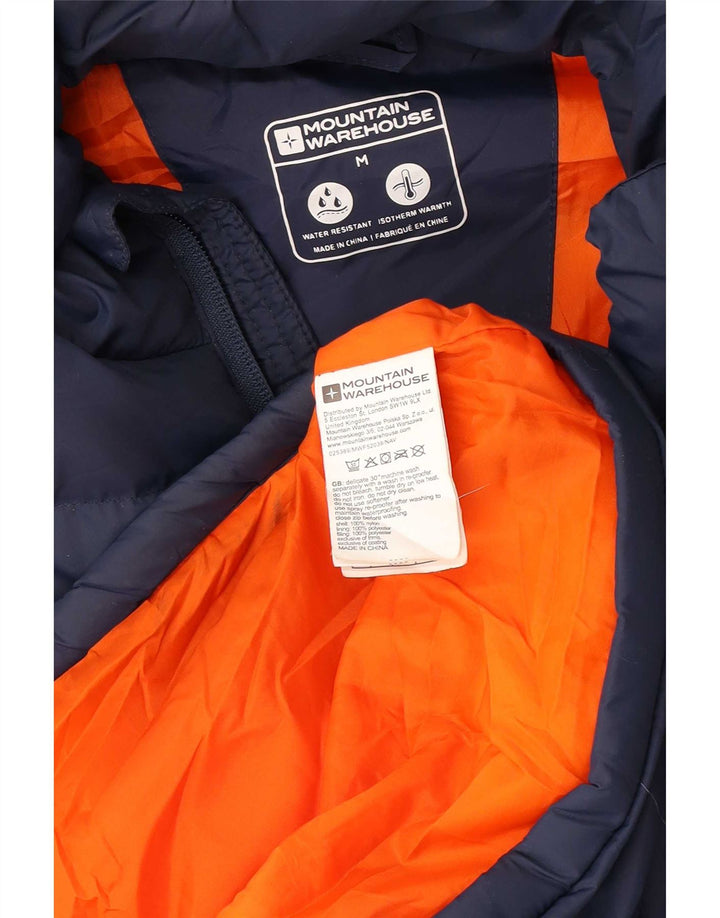 Colete acolchoado masculino Mountain Warehouse UK 38 nylon azul marinho médio