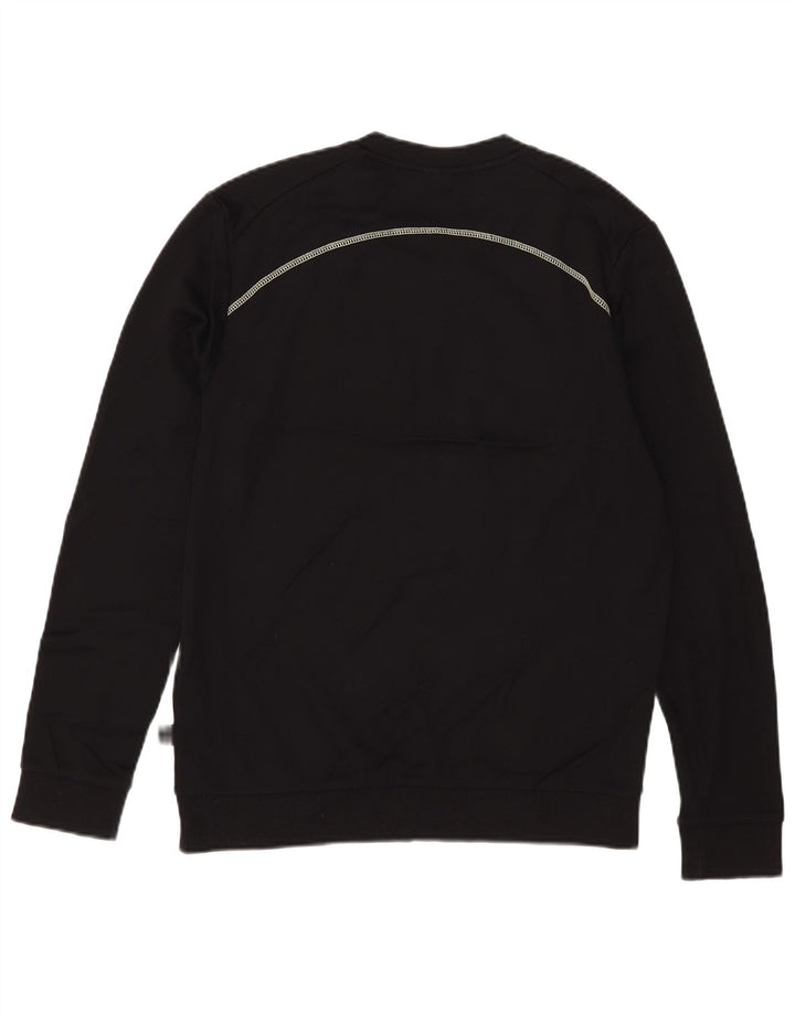 Hugo Boss moletom gráfico masculino jumper grande algodão preto