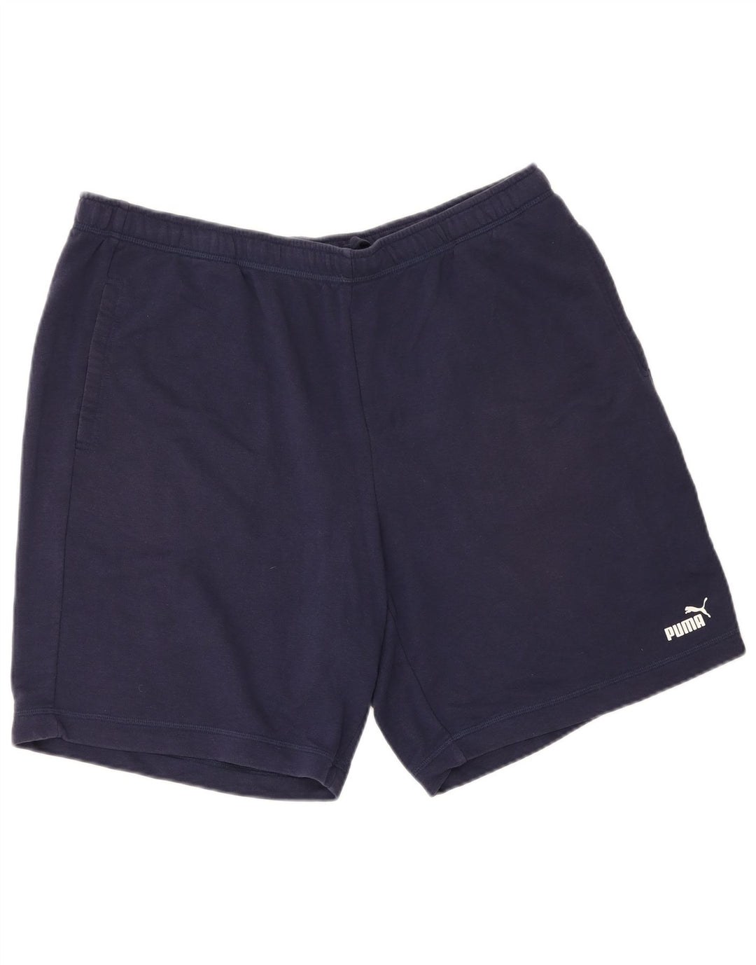 Shorts esportivos masculinos Puma 2XL azul marinho