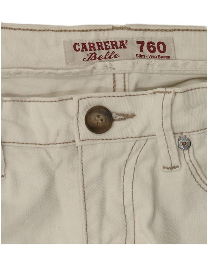 Calça Jeans Slim Feminina CARRERA W30 L30 Branco