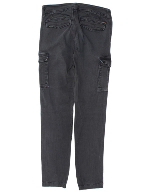 Diesel Mens Joggers Cargo Calças W29 L31 Algodão Cinza