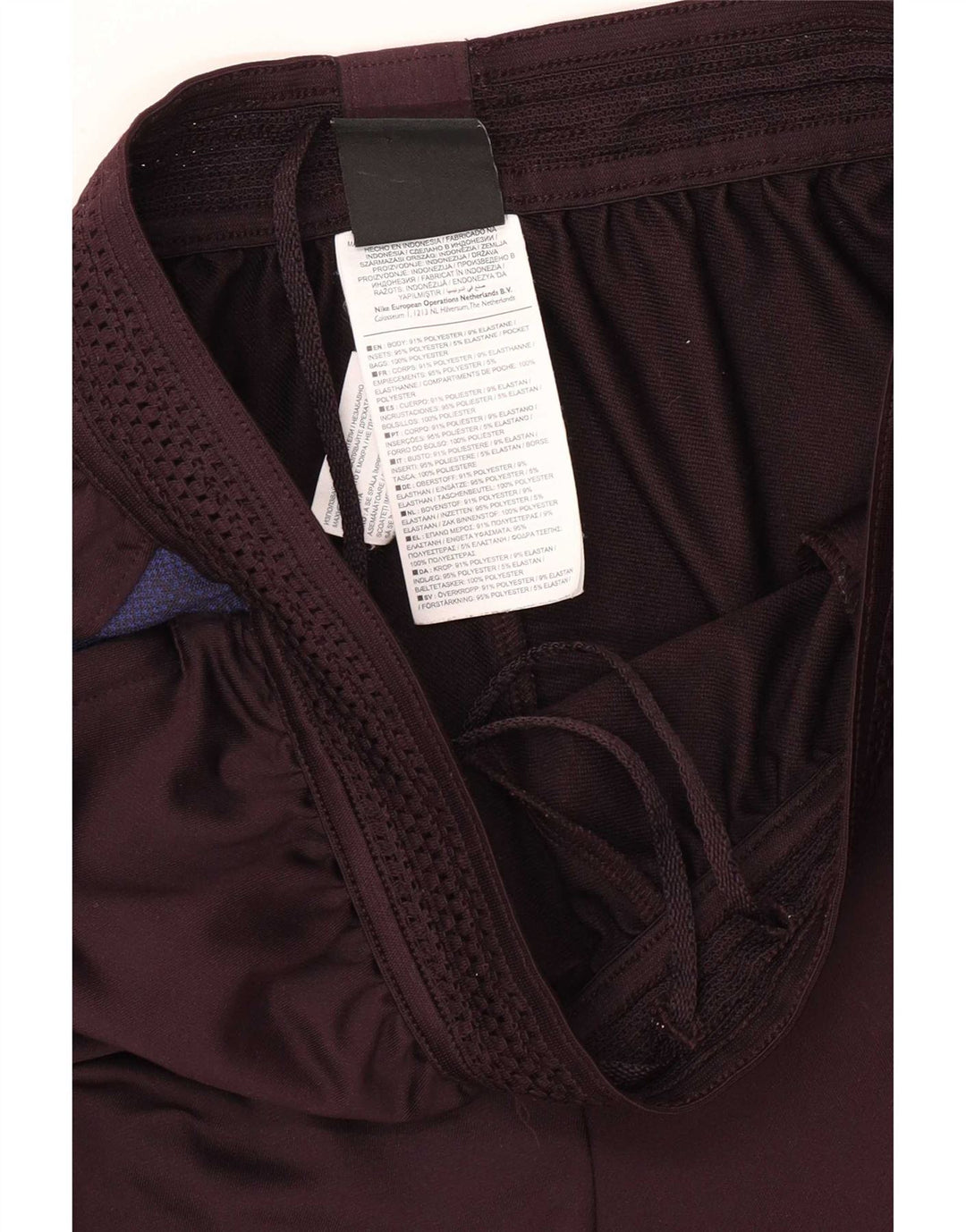 Calça Nike Mens Barcelona Treino Médio Preto Colorblock Poliéster