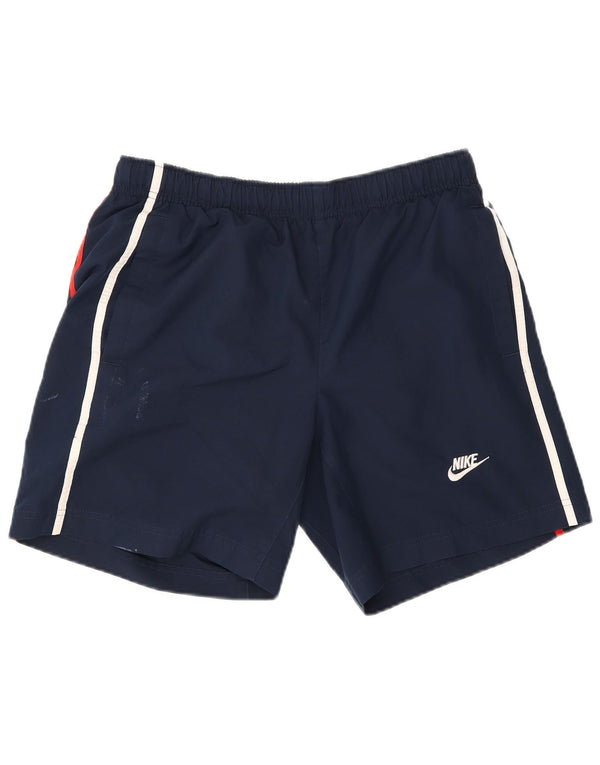 Shorts de natação masculino Nike médio azul marinho poliéster