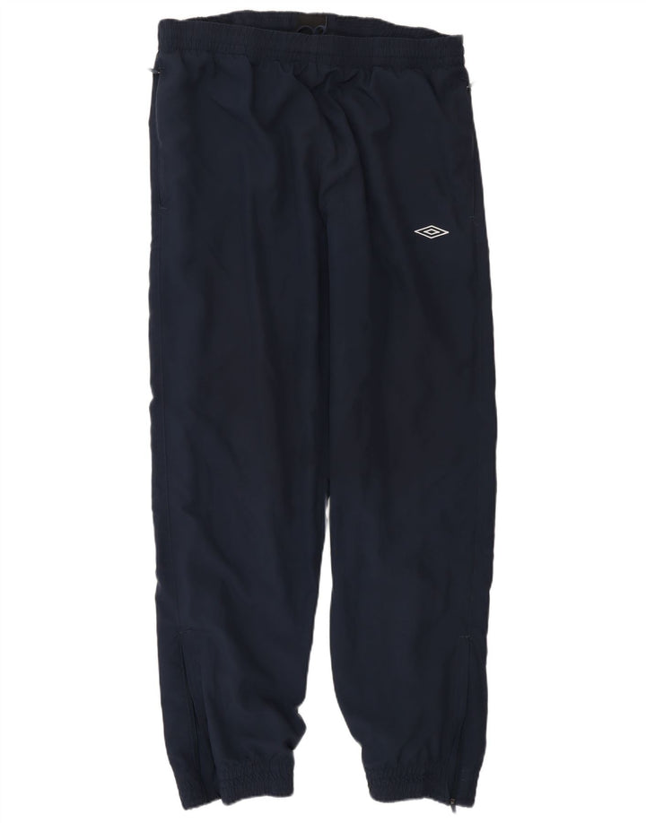Umbro Calça de treino masculina Joggers grande poliéster azul marinho